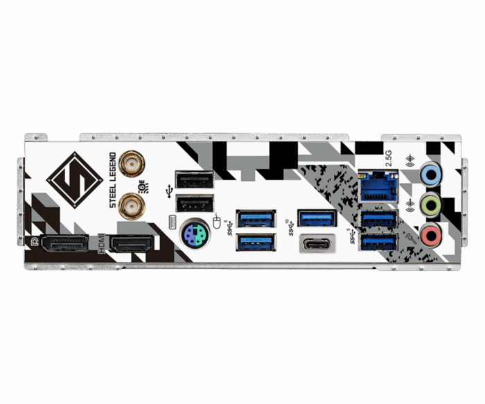 ASRock B760M STEEL LEGEND WIFI Intel DDR5 Micro ATX Motherboard - LGA 1700 - Image 4