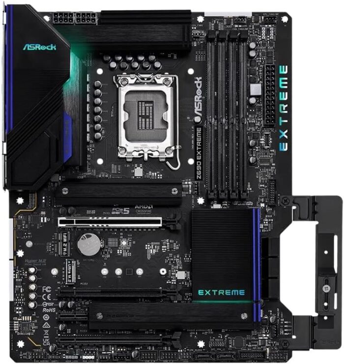 ASRock Z690 EXTREME, Intel Z690, 1700, ATX, 4 DDR4, HDMI, DP, 2.5G LAN, PCIe5, RGB, 3x M.2 - Image 2