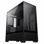 GameMax Vista MB Black MATX Gaming Case with Tempered Glass Front and Side Panels