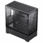 GameMax Vista MB Black MATX Gaming Case with Tempered Glass Front and Side Panels - Image 7