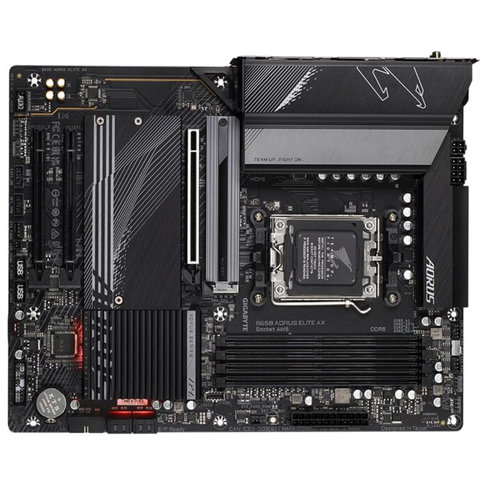 Gigabyte B650 AORUS ELITE AX Motherboard, AMD socket AM5, ATX, DDR5, 2.5GbE LAN & Wi-Fi 6E 802.11ax - Image 4