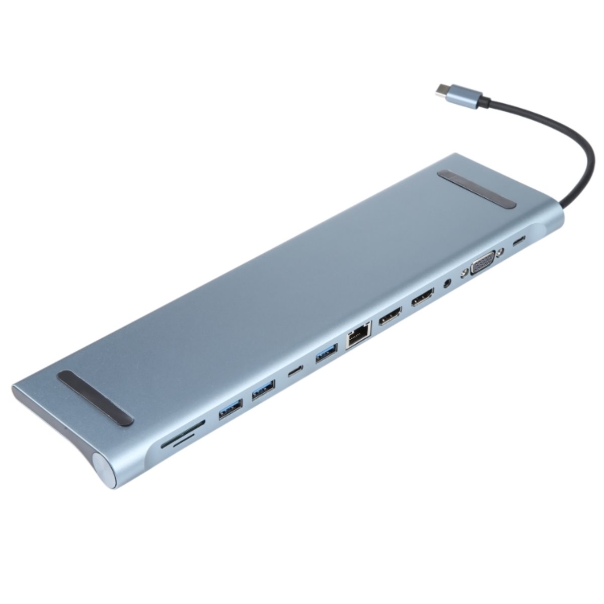 12 in 1 dock 12 in 1 USB-C / Type-C to USB Multifunctional Docking Station HUB Adapter - Image 1