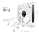 120mm ARGB PC Fan W12 - 71CFM - Infinity Lens - Image 7