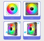 120mm ARGB PC Fan W12 - 71CFM - Infinity Lens - Image 2