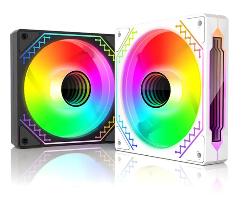 COOLMOON FAN 120mm ARGB PC Fan W12 - 71CFM - Infinity Lens - Image 1