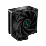 DeepCool AK400 Zero Dark Fan CPU Cooler, Universal Socket, Silent Hydro Bearing PWM Black Fan, 1850RPM, 4 Heat Pipes