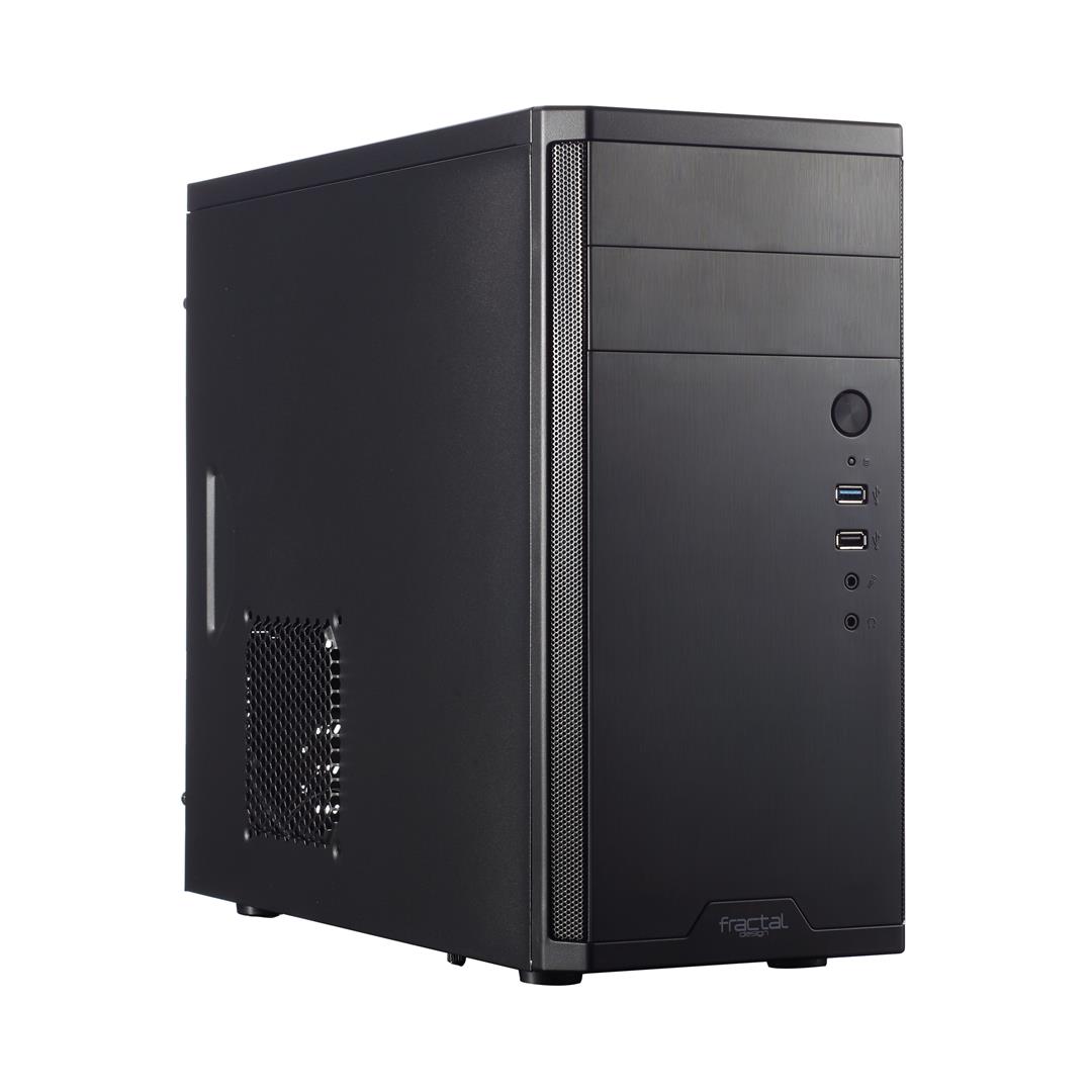 Fractal Design Core 1100 Fractal Design Core 1100 Case, Micro ATX, Brushed Aluminium-look - Image 1