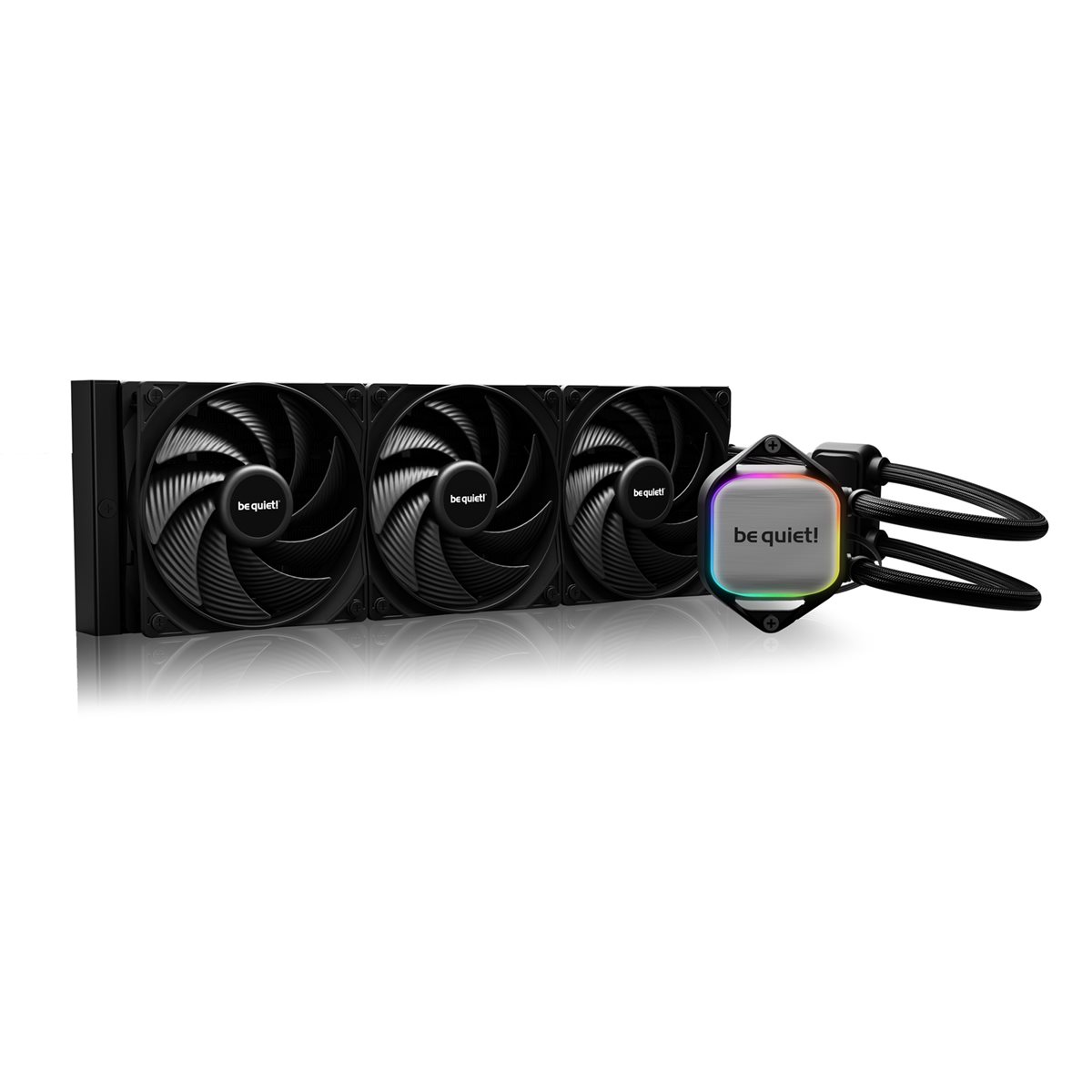 be quiet! Pure Loop 2 360mm AIO be quiet! Pure Loop 2 360mm AIO CPU Water Cooler, Universal Socket, 3x Pure Wings 3 120mm PWM high-speed fans, 2100RPM, ARGB - Image 1