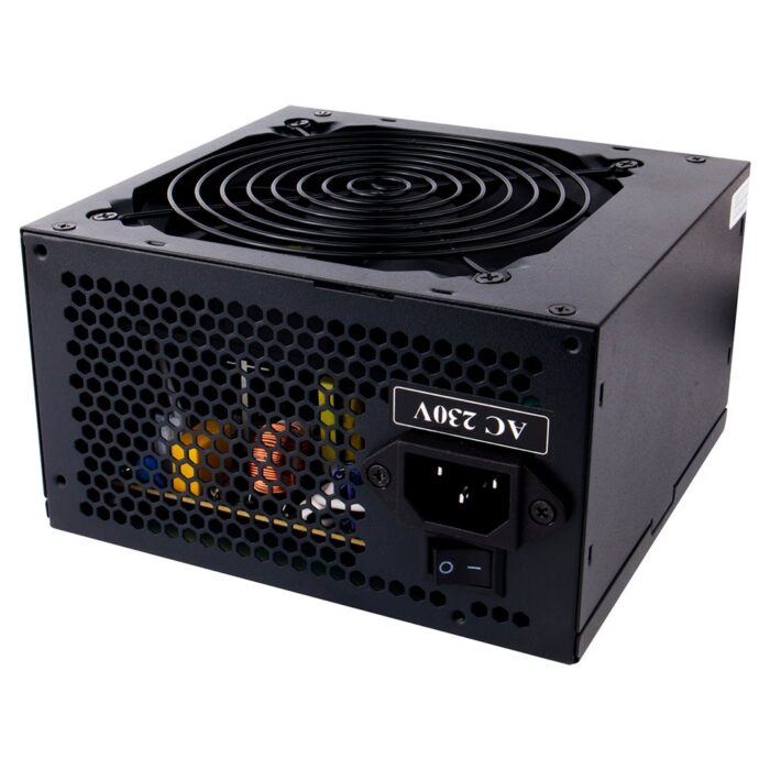 500W Builder Black 12cm PSU White Box PFC CE 3 x SATA - Image 4