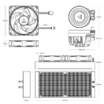 Arctic Liquid Freezer III A-RGB 240mm Liquid CPU Cooler, P12 PWM PST ARGB Fans & ARGB PWM Controlled Pump - Image 5