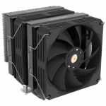 GameMax Twin 600 Dual-Tower 12cm Fan PWM Black 6mm x 6 Heat Pipes TDP 250W - Image 3