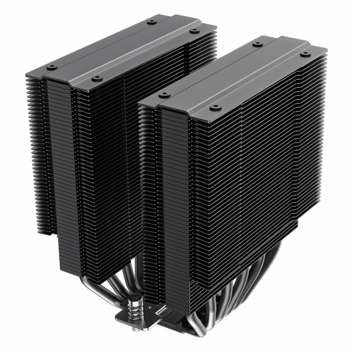 GameMax Twin 600 Dual-Tower 12cm Fan PWM Black 6mm x 6 Heat Pipes TDP 250W - Image 4