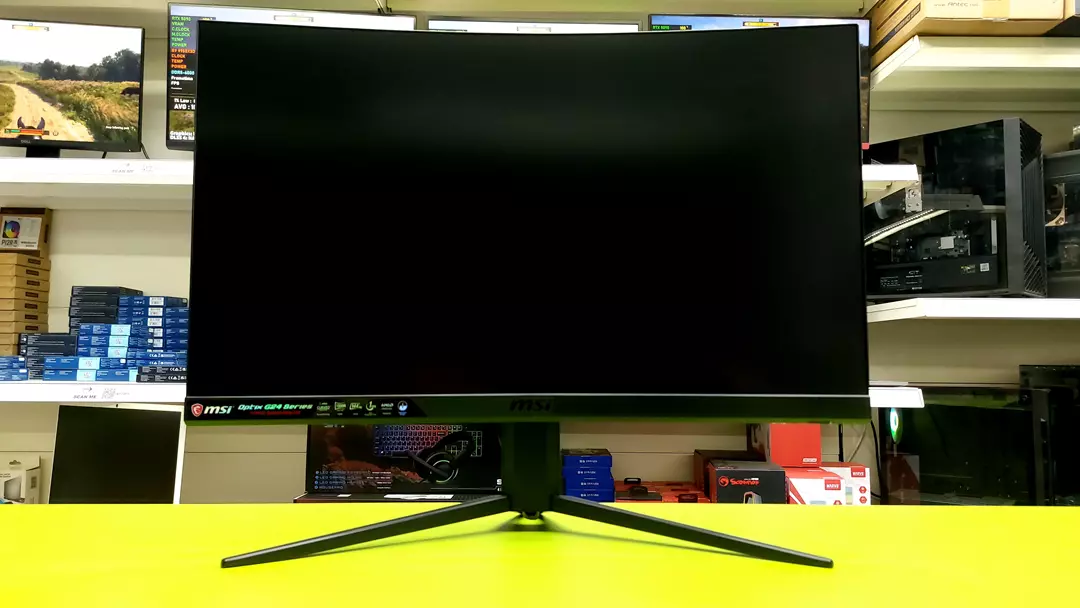 MSI Optix G24 (2) Used MSI 24inch Gaming Monitor Optix G24C4, 144Hz, 1ms, HDMI, DP - Image 1