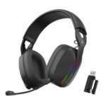Marvo Scorpion HG9086W Gaming Headphones, Tri-Mode Connection, RGB - PC, Android, MAC OS, iOS, PS4, PS5 and Switch Compatible