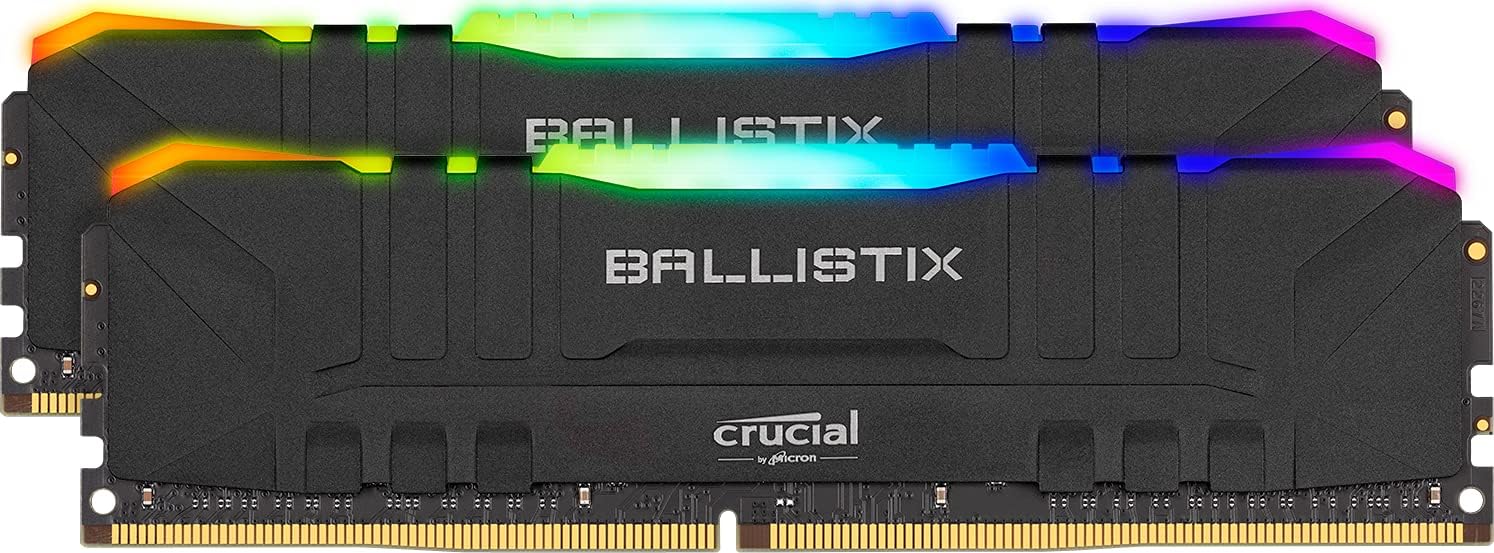 32GB Crucial Ballistix DDR4 Used 32GB Crucial Balistix DDR4 2 x 16GB 3600MHz ARGB - Image 1