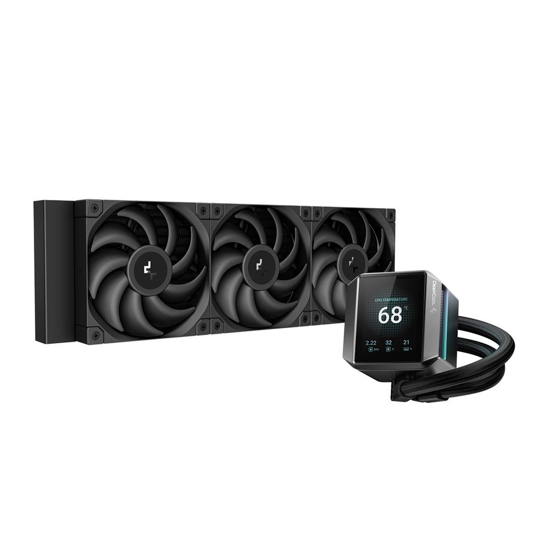 DeepCool Mystique 360 DeepCool Mystique 360 CPU Cooler, Personalized Cooling with 2.8" TFT LCD Screen and Enhanced Pump Performance - Image 1