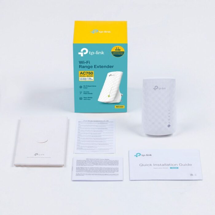 TP-LINK (RE200) AC750 (300+433) AC Dual Band Wall-Plug WiFi Range Extender - Image 7