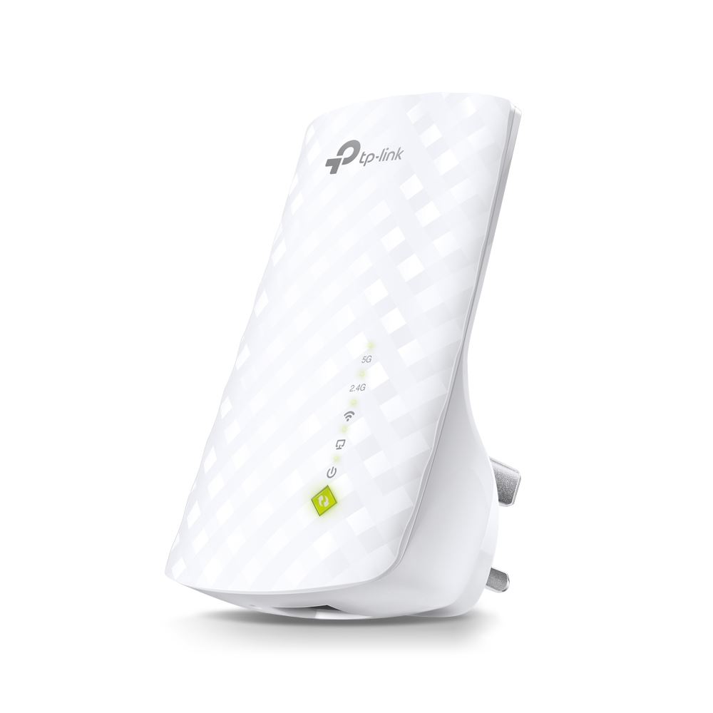 TP-LINK (RE200) AC750 TP-LINK (RE200) AC750 (300+433) AC Dual Band Wall-Plug WiFi Range Extender - Image 1