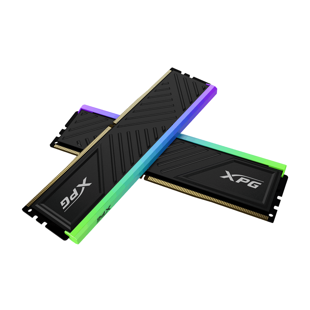 ADATA XPG Spectrix D35G RGB ADATA XPG Spectrix D35G RGB 16GB Kit (2 x 8GB), DDR4, 3600MHz (PC4-28800), CL18, XMP 2.0, DIMM Memory, Black - Image 1