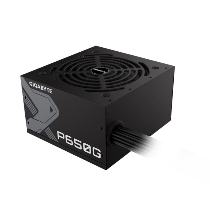 GIGABYTE P650G 650W PSU, 120mm Silent Hydraulic Bearing Fan, 80 PLUS Gold, Non Modular, UK Plug, 100% Japanese Capacitors, - Image 3
