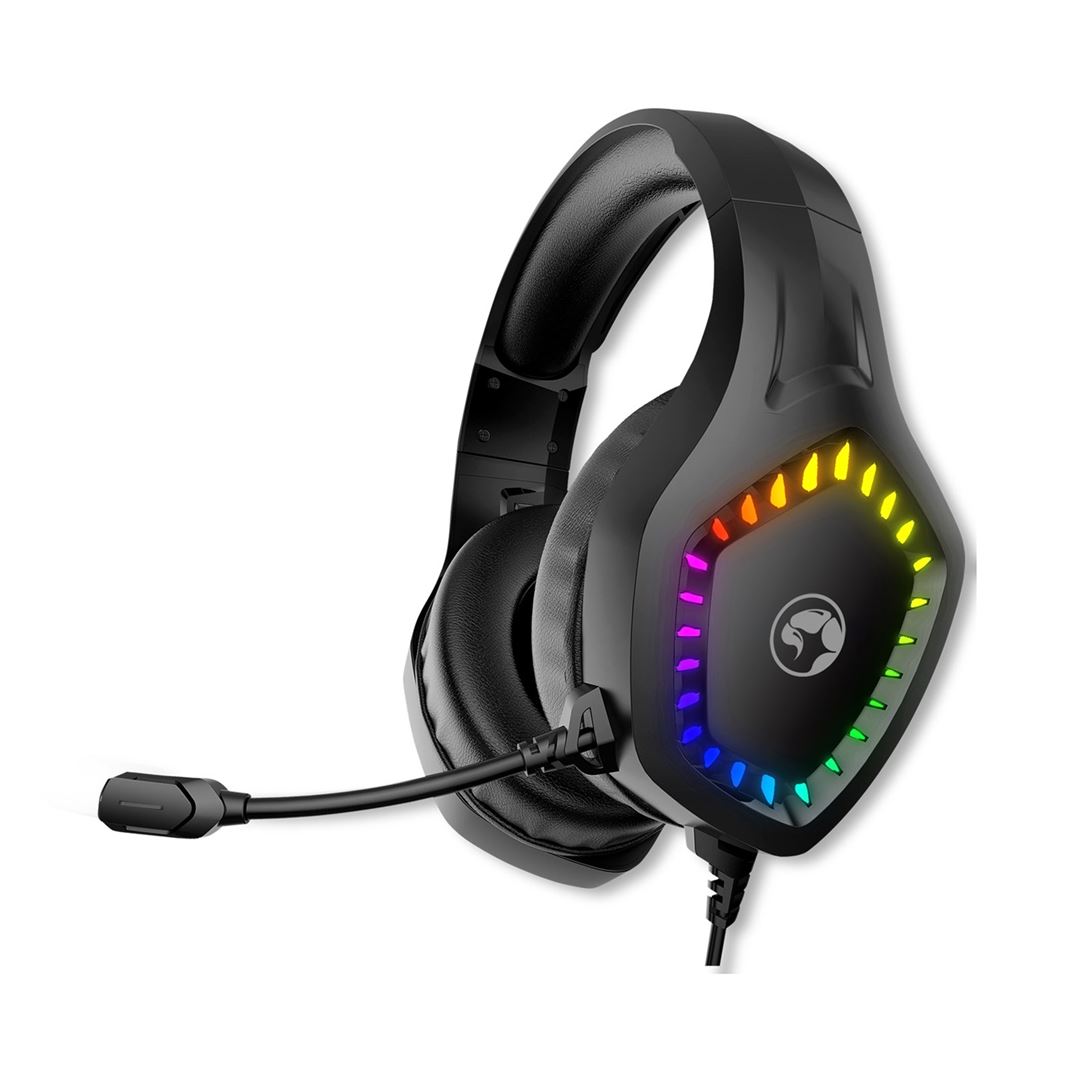 Marvo Scorpion H8360 Marvo Scorpion H8360 Gaming Headphones, USB and 3.5mm, RGB - PC, Xbox, Switch, PS5 and PS4 Compatible - Image 1