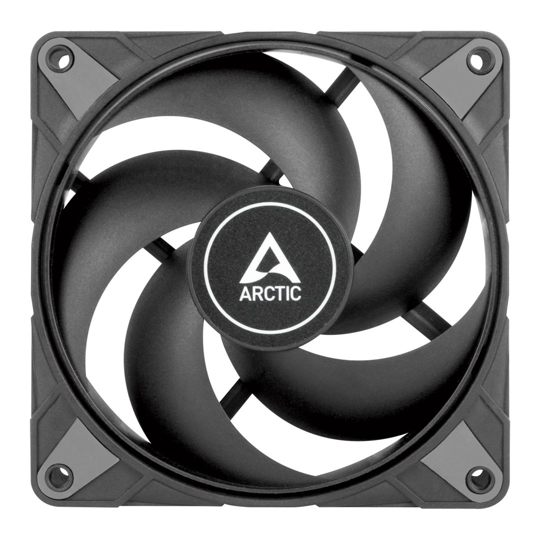 Arctic P12 Max High-Performance 12cm Arctic P12 Max High-Performance 12cm PWM Case Fan, Dual Ball Bearing, 200-3300 RPM, 0dB Mode, Black - Image 1