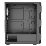 CIT Neo ATX Gaming Case Black 6 Port Hub PWM & 4x ARGB CiT Tornado Dual-Ring Infinity Fans - Image 8
