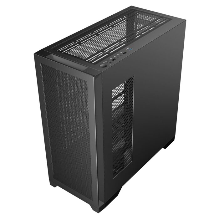 CIT PRO Creator XE Black Case Mid-Tower E-ATX PC Black Gaming Case With Mesh Front Panel and Tempered Glass Side Panel - Image 7
