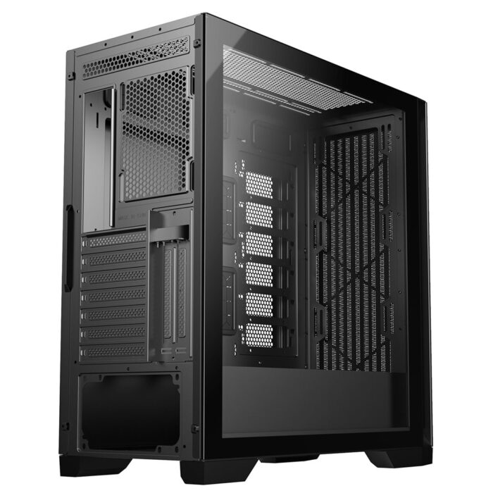 CIT PRO Creator XE Black Case Mid-Tower E-ATX PC Black Gaming Case With Mesh Front Panel and Tempered Glass Side Panel - Image 10