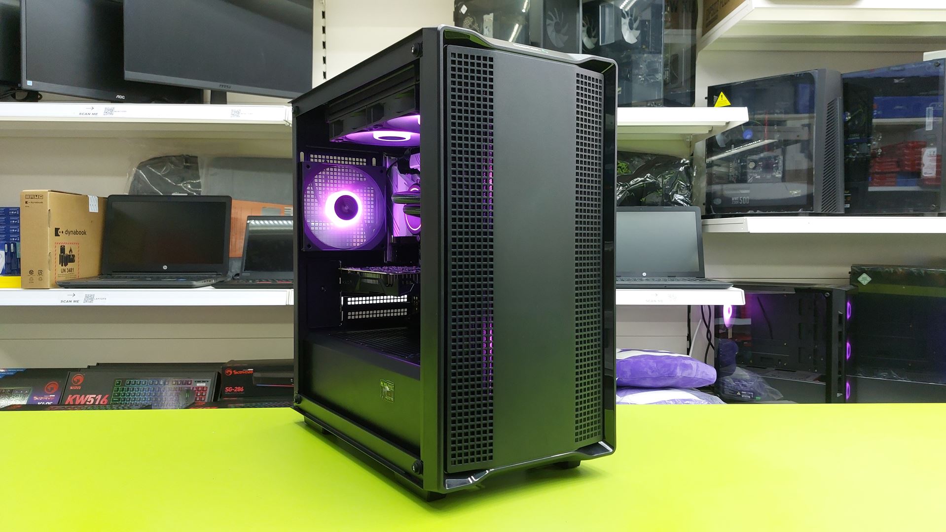 DEEPCOOL CC360 (4) Used Custom DeepCool CC360 / Intel i7 10700F 4.80GHz / 16GB RAM / 1TB NVMe / Multi Choice Graphics - Image 1