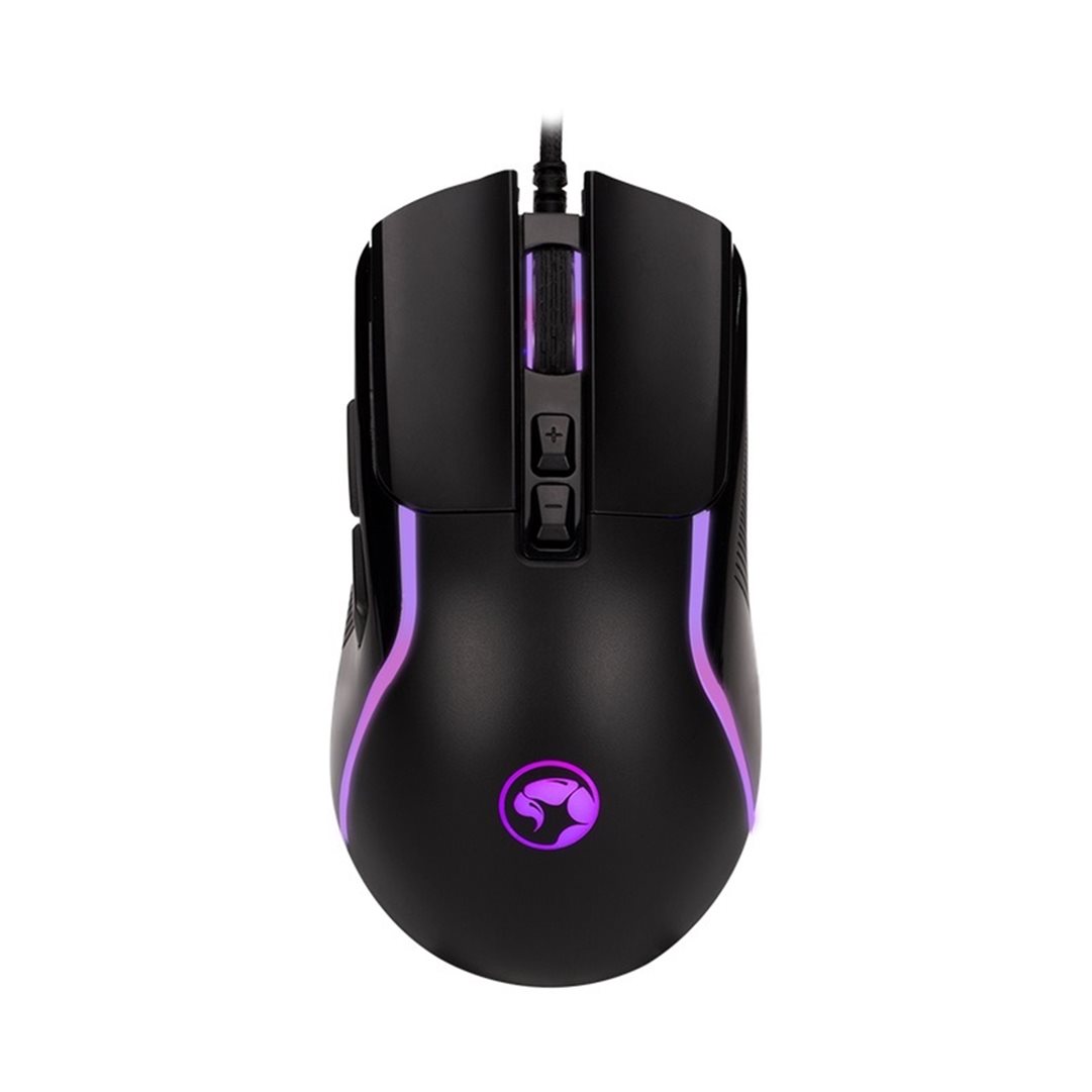 Marvo Scorpion M292-BK Marvo Scorpion M292-BK Gaming Mouse, USB, 7 LED Colours, 8000 DPI, 7 Programmable Buttons, Matte Black - Image 1