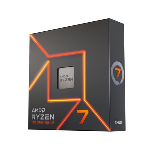 AMD Ryzen 7 7700X AMD Ryzen 7 7700X with Radeon Graphics, 8 Core Processor, 16 Threads, 4.5GHz up to 5.4GHz Boost, 40MB Cache, 105W - Image 1
