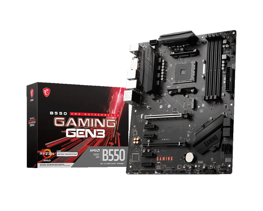 MSI B550 Gaming Gen3 MSI B550 Gaming Gen3 Motherboard AM4 - Image 1
