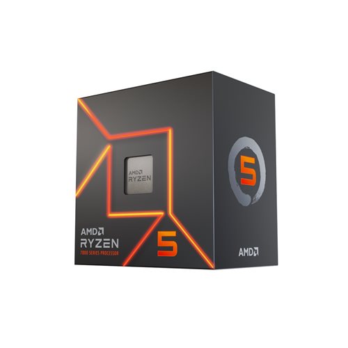 Ryzen 5 7600 AMD Ryzen 5 7500X3D AM5 Desktop Processor 12Threads, 4GHz up to 4.5GHz Boost, 96MB Cache, 65W - Image 1