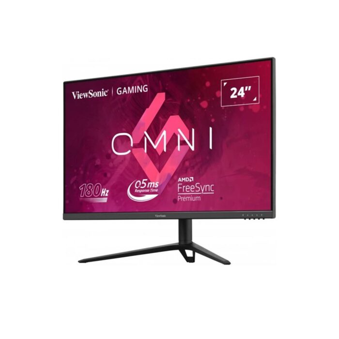 Viewsonic VX2428J 24" Full HD IPS Gaming Monitor, 180Hz, HDMI, DP, 0.5ms, VESA, Height Adjust, Pivot - Image 2