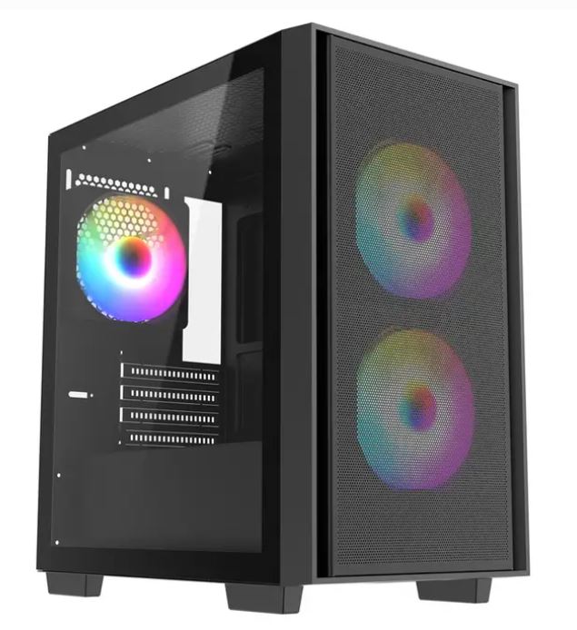 CRONUS Atlas CRONUS Atlas Case, Gaming, Black, Micro Tower, ARGB LED Fans - Image 1