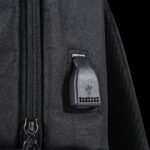 Marvo Scorpion Urbano 20 Black Waterproof 15.6 Inch Laptop Backpack (Black) - Image 4