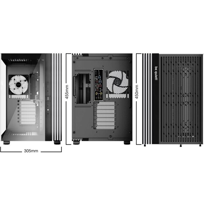 be-quiet! Light Base 600 LX, Black, Midi-Tower ATX Case, Massive ARGB LED Strip, Full Windowed Design, 4x Light Wings LX - Image 4