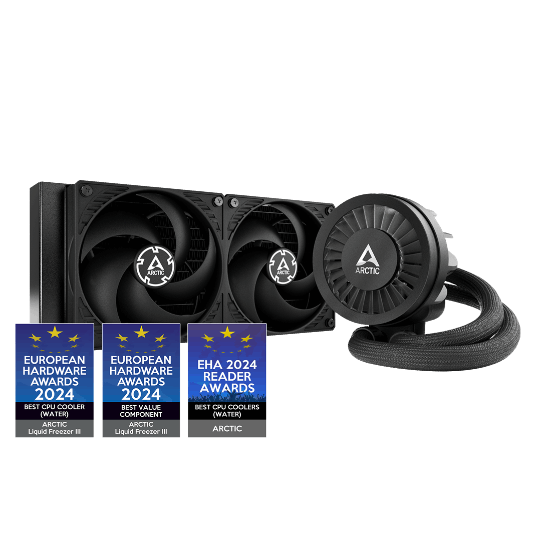 Arctic Liquid Freezer III 240 Black Arctic Liquid Freezer III 240 Black All In One Liquid Intel/AMD CPU Cooler - Image 1