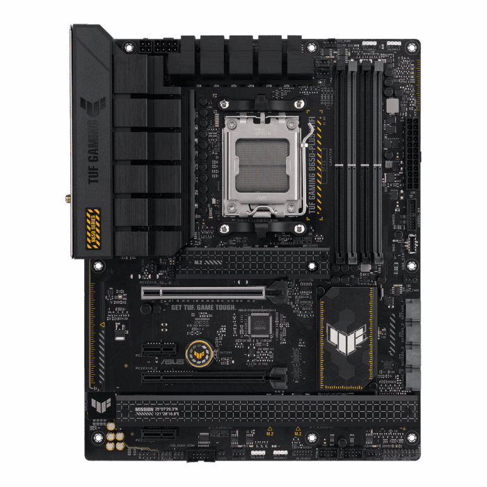 Asus TUF GAMING B650-PLUS WIFI, AMD B650, AM5, ATX, 4 DDR5, HDMI, DP, Wi-Fi 6, 2.5G LAN, PCIe5, 3x M.2 - Image 2