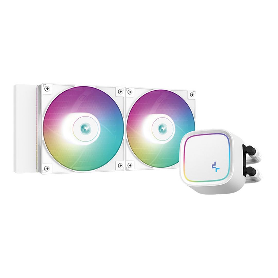 DeepCool LE520 White DeepCool LE520 White Universal 240mm AiO Cooler - Image 1