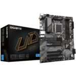 Gigabyte B760 DS3H AX Ultra Durable Intel 1700 Socket Motherboard, ATX, 4x DDR5 Slots GbE LAN, Wi-Fi 6E