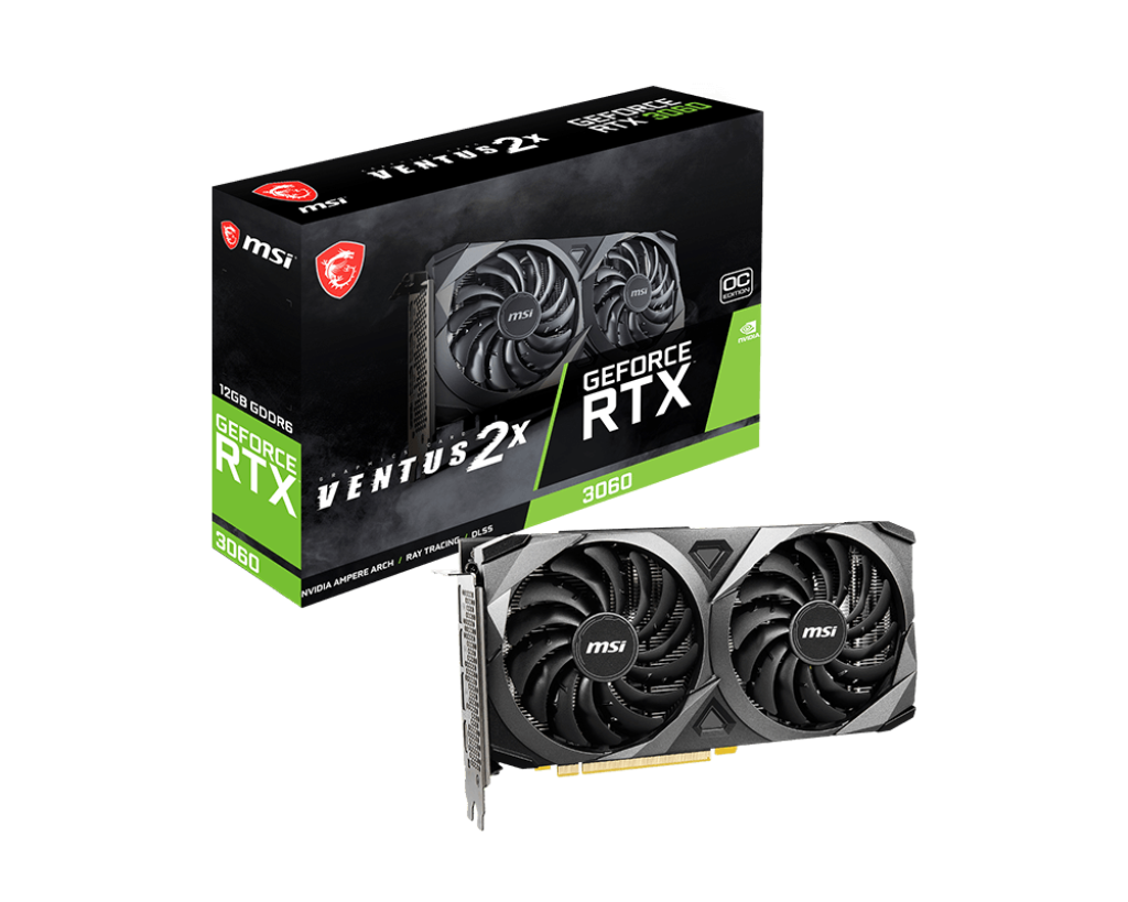 MSI NVIDIA GeForce RTX 3060 VENTUS 2X MSI NVIDIA GeForce RTX 3060 VENTUS 2X - Image 1