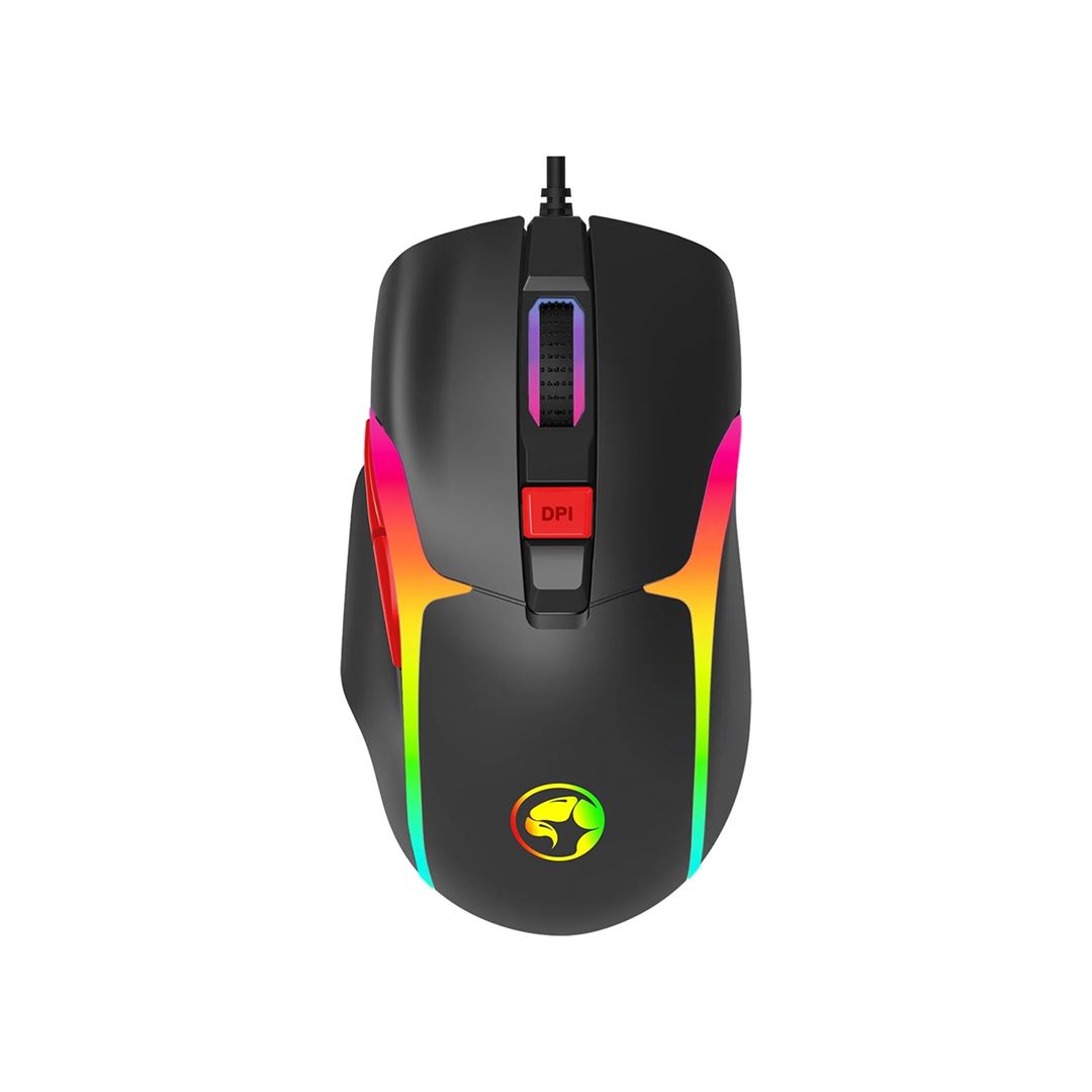 Marvo Scorpion M360 Tepo 70 Marvo Scorpion M360 Tepo 70 Gaming Mouse, USB, RGB, Adjustable up to 12800 DPI, RGB with 7 Lighting Modes - Image 1