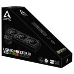 ARCTIC Liquid Freezer III 420 A-RGB - Water Cooling PC, All-in-One CPU AIO Water Cooler, Intel & AMD