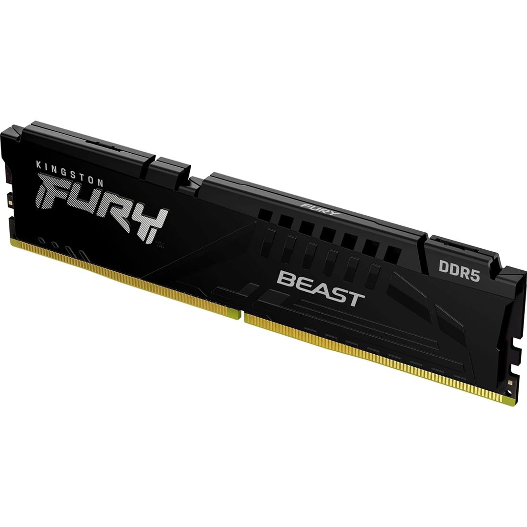 Kingston FURY Beast DDR5 Kingston Fury Beast 32GB, DDR5, 5600MHz (PC5-44800), CL40, 1.25V, ECC, XMP 3.0, DIMM Memory - Image 1