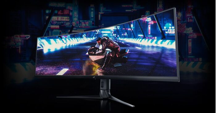 Used Asus ROG Strix XG49VQ Super Ultra-Wide HDR Gaming Monitor — 49-inch 32:9 (3840 x 1080), 144Hz, FreeSync, HDR - Image 4