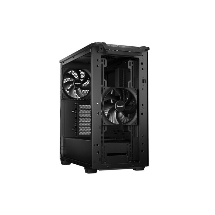 be quiet! Pure Base 501 Case, Black, Mid Tower, 2 x USB Type-A, 1 x USB Type-C, Exchangeable Top Cover for Silent or High Performance - Image 4