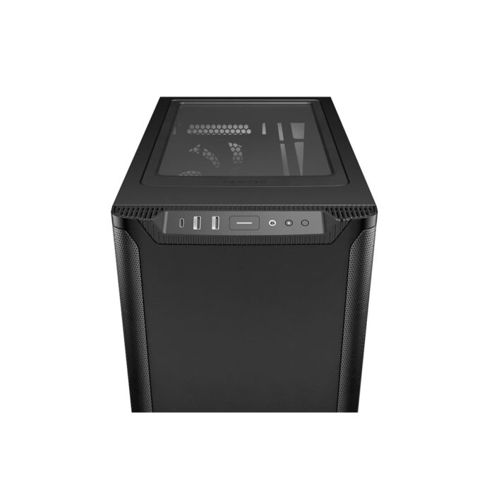 be quiet! Pure Base 501 Case, Black, Mid Tower, 2 x USB Type-A, 1 x USB Type-C, Exchangeable Top Cover for Silent or High Performance - Image 2