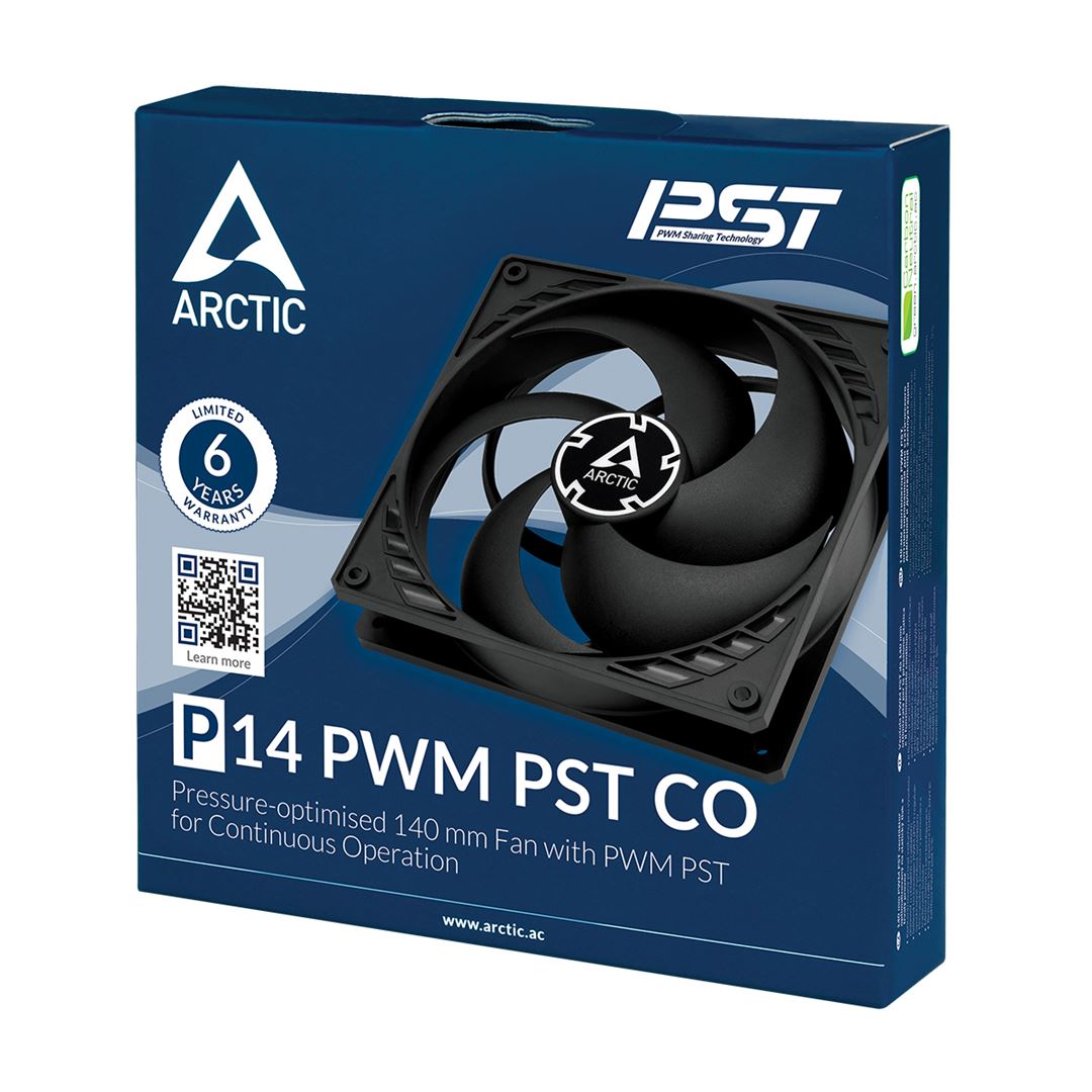 Arctic P14 14cm Pressure Optimised Arctic P14 14cm Pressure Optimised PWM PST Fan - Image 1